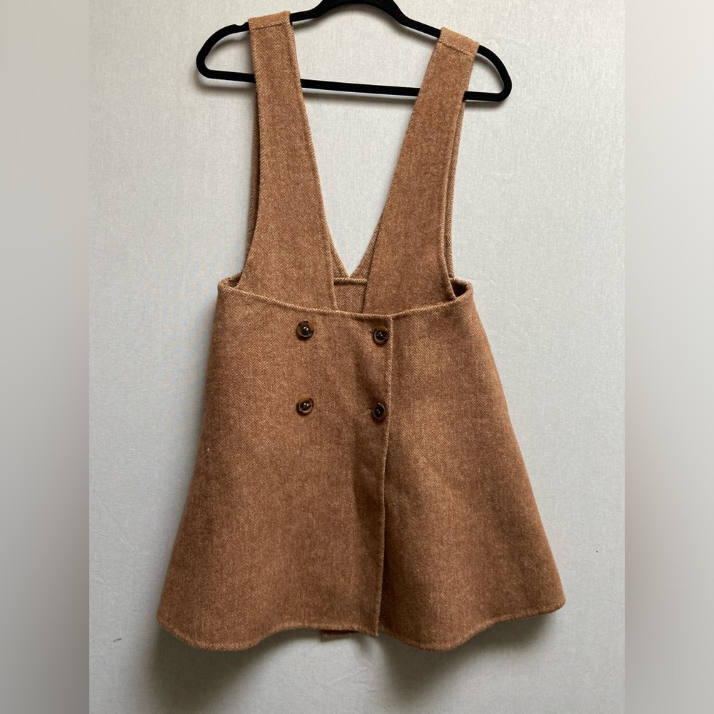 ASM ANNA wool wrap jumper overall dress Sz M